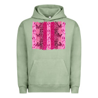 Pigment Oil Green Breast Cancer Brushstrokes Urban Hoodie - texasbilliewilder