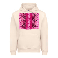 Sandshell Breast Cancer Brushstrokes Urban Hoodie - texasbilliewilder