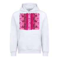 White Breast Cancer Brushstrokes Urban Hoodie - texasbilliewilder
