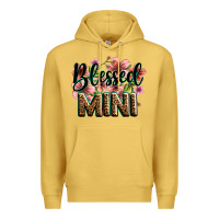 Antique Gold flowers blessed mini Premium Hoodie - Zillion Design Studio