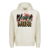 Oatmeal Heather flowers blessed mini Premium Hoodie - Zillion Design Studio