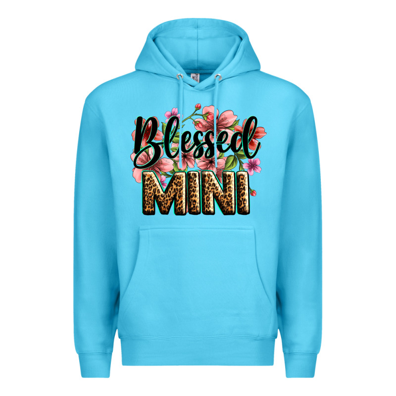 Flowers Blessed Mini Premium Hoodie by Zillion Design Studio | Teevron