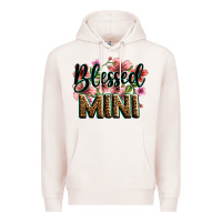 Pale Pink flowers blessed mini Premium Hoodie - Zillion Design Studio
