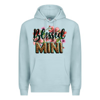 Blue Mist flowers blessed mini Premium Hoodie - Zillion Design Studio