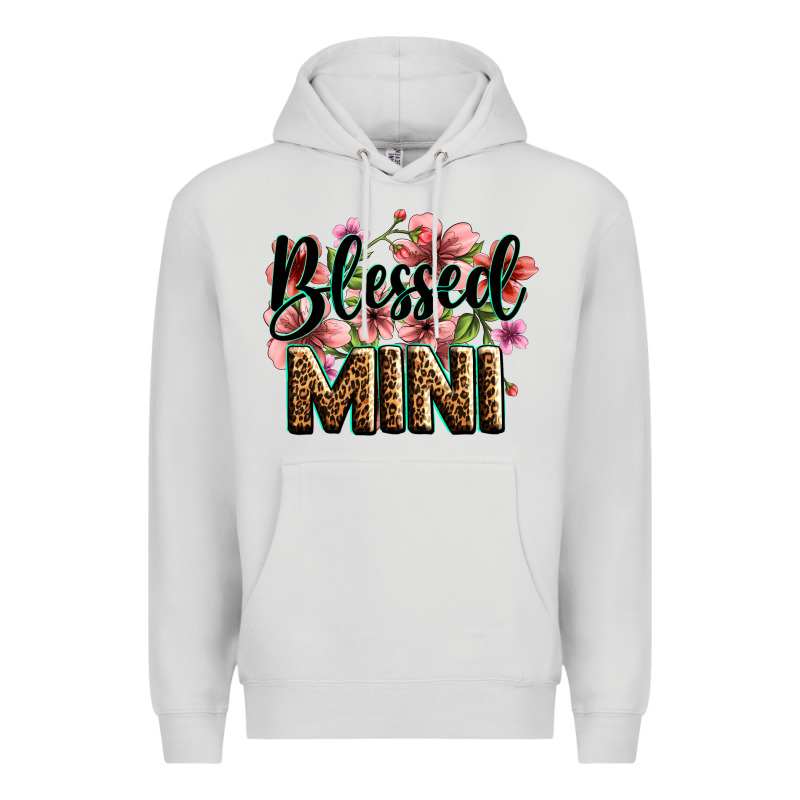 Flowers Blessed Mini Premium Hoodie by Zillion Design Studio | Teevron
