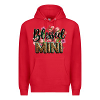 Red flowers blessed mini Premium Hoodie - Zillion Design Studio