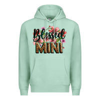 Seafoam flowers blessed mini Premium Hoodie - Zillion Design Studio