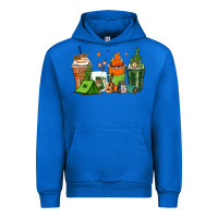 Cobalt camping coffee cups Urban Hoodie - Zillion Design Studio