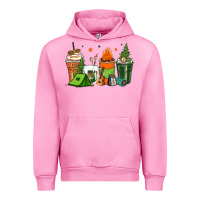 Fuchsia Pink camping coffee cups Urban Hoodie - Zillion Design Studio