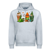 Heather Grey camping coffee cups Urban Hoodie - Zillion Design Studio