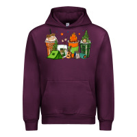 Mauve Wine camping coffee cups Urban Hoodie - Zillion Design Studio