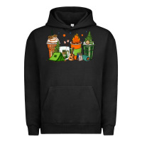 Pigment Black camping coffee cups Urban Hoodie - Zillion Design Studio