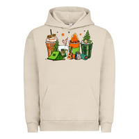 Pigment French Oak camping coffee cups Urban Hoodie - Zillion Design Studio