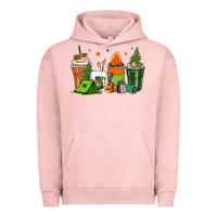 Pigment Salmon camping coffee cups Urban Hoodie - Zillion Design Studio