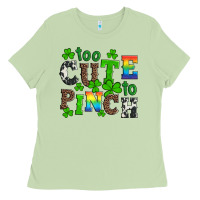 Matcha st patricks too cute to pinch Ladies Tee - Artiststas