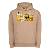 Pigment Burro bumble bee coffee cups Urban Hoodie - Zillion Design Studio