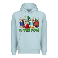 Blue Mist coffee cups current mood Premium Hoodie - texasbilliewilder