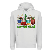 Dove Grey coffee cups current mood Premium Hoodie - texasbilliewilder
