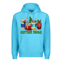 Ocean Blue coffee cups current mood Premium Hoodie - texasbilliewilder