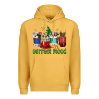 Mustard coffee cups current mood Premium Hoodie - texasbilliewilder