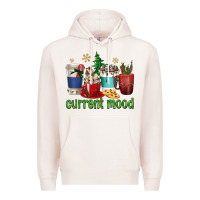 Pale Pink coffee cups current mood Premium Hoodie - texasbilliewilder