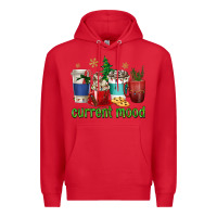 Red coffee cups current mood Premium Hoodie - texasbilliewilder