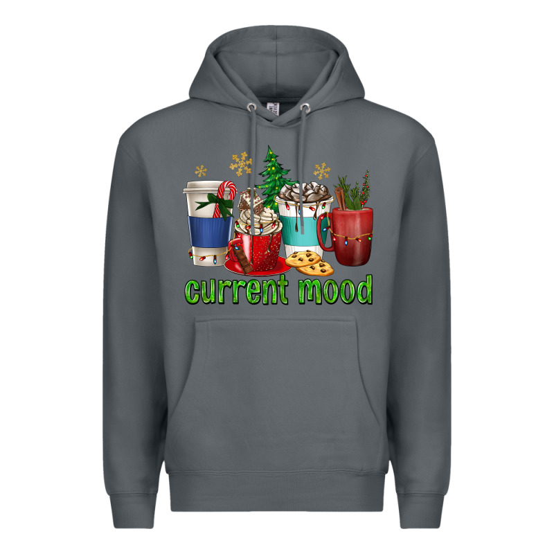 Coffee Cups Current Mood Premium Hoodie by texasbilliewilder | Teevron