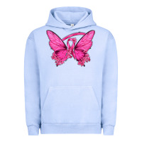 Pigment Grape Ice Breast Cancer Butterfly Urban Hoodie - texasbilliewilder