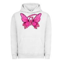 Pigment Lunar Rock Breast Cancer Butterfly Urban Hoodie - texasbilliewilder