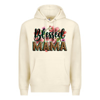 Sandshell flowers blessed mama Premium Hoodie - Zillion Design Studio