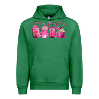 Emerald Breast Cancer Coffee Cups Urban Hoodie - texasbilliewilder
