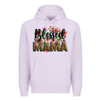 Lilac flowers blessed mama Premium Hoodie - Zillion Design Studio