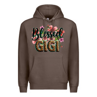 Coffee flowers blessed gigi Premium Hoodie - Zillion Design Studio