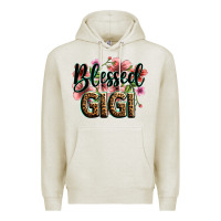 Oatmeal Heather flowers blessed gigi Premium Hoodie - Zillion Design Studio
