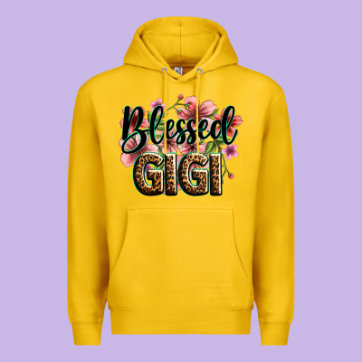 Flowers Blessed Gigi Premium Hoodie Designed By Zillion Design Studio