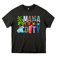 Asphalt Mama Of Duty Heavy Core Tee - CowhideDigitalArt