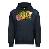 Navy fifth grade dude Urban Hoodie - RanaPortraitStore