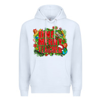 White one merry teacher Premium Hoodie - texasbilliewilder