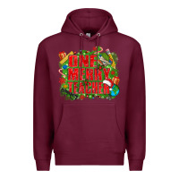 Burgundy one merry teacher Premium Hoodie - texasbilliewilder