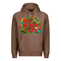 Chestnut one merry teacher Premium Hoodie - texasbilliewilder