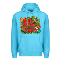 Ocean Blue one merry teacher Premium Hoodie - texasbilliewilder