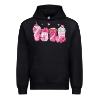 Black breast cancer coffee cups Urban Hoodie - Zillion Design Studio