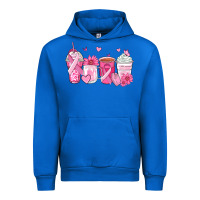 Cobalt breast cancer coffee cups Urban Hoodie - Zillion Design Studio