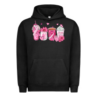 Pigment Black breast cancer coffee cups Urban Hoodie - Zillion Design Studio