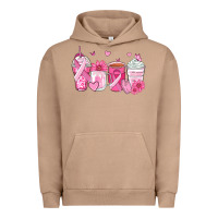 Pigment Burro breast cancer coffee cups Urban Hoodie - Zillion Design Studio