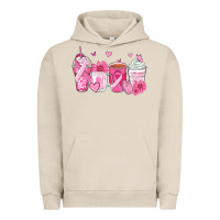 Pigment French Oak breast cancer coffee cups Urban Hoodie - Zillion Design Studio