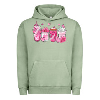 Pigment Oil Green breast cancer coffee cups Urban Hoodie - Zillion Design Studio