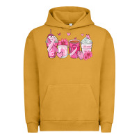 Pigment Peanut Butter breast cancer coffee cups Urban Hoodie - Zillion Design Studio