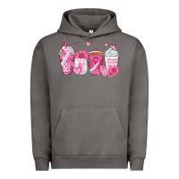 Breast Cancer Coffee Cups Urban Hoodie | Teevron