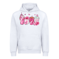 White breast cancer coffee cups Urban Hoodie - Zillion Design Studio